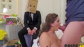 Bbw Bride Decided To Cheat On Her Fiance Before The Wedding