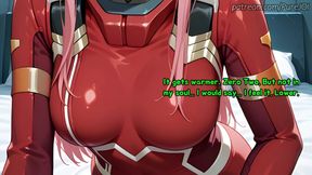 Zero Two wants to solve bad connectivity issue with a hot sex (JOI)