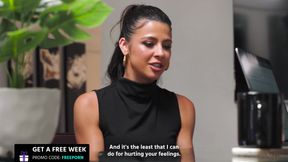 GIRLSWAY - Hot Babe Kylie Rocket Realizes She Ghosted Job Interviewer Hime Marie On A Dating App