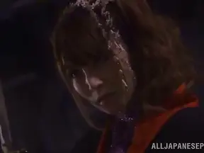 Sultry Japanese Babe Moans Loudly While Getting Drilled Doggy Style