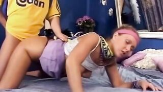 Teens Invite Boyfriend For A Wild Night Of Passion In Her Room