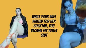 While His Wife Waited for Her drink, He Became My Devoted Sub