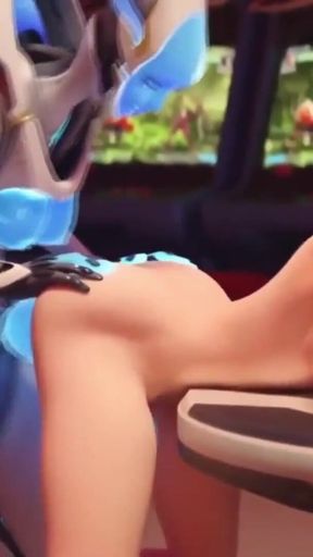 Futa Echo Fucks Mercy| Overwatch parody