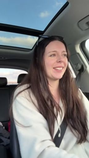 Wintery Tim Horton's Drive Thru Visit with My Pornhub Vibrator!!