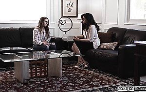 Interracial couple share and fuck a homeless teen in a 3some