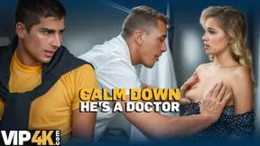 Amateur. Doctor touched my tits and cured my pussy