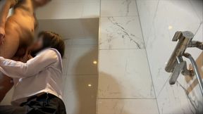 【裏ソープ】j◯と本番。溜まりに溜まった精子をj◯のマンコの中にドロドロ流しました。