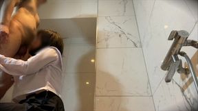 【裏ソープ】j◯と本番。溜まりに溜まった精子をj◯のマンコの中にドロドロ流しました。