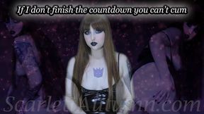 If I don't finish the countdown you can't cum - WMV SD 480