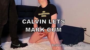 Calvin Lets Mark Cum