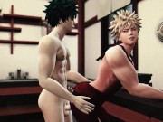 Hero's Breakfast - Izuku Midoriya x Katsuki Bakugo - My Hero Academia 3D Animation Parody