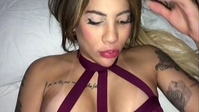 Colombian Trans Beauty Maria Eduarda Gets Fucked In The Ass &amp_ Sucked