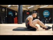 Just me doing 1000 situps, sorry no porn here, quite boring really