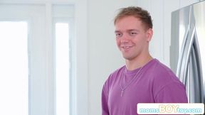 Step-mom Crystal Rush teases her stepson with her big boobs & rough pussy licking skills in POV S3:E8