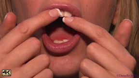 Mouth Lip Curling 4K