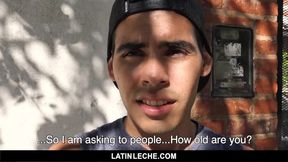 LatinLeche-Beautiful Hetero Teenie Deep Throats and Nails Stranger on Camera for Currency