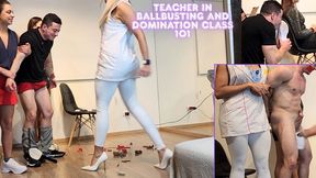 Lytta - Mia Luxx - Frenique - Teacher in Ballbusting and Domination Class 101 - BALLBUSTING - FEMALE DOMINATION - FOOT DOMINATION - FEMDOM - CBT - HUMILIATION - BOOTS - FINDOM - COLLAR - KICK - TRAMPLE - CUMSHOT - FOOTJOB -