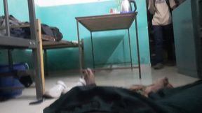 Horny Boy Laying on the Bed, Touching Himself