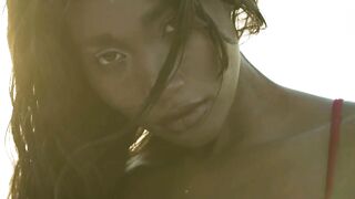 UNLEASHED Petite Ebony Bombshell Dives into Sinful Poolside Seduction!