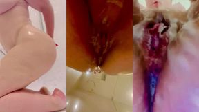 je me touche sous la douche l eau est brulante... et moi aussi viens me ...