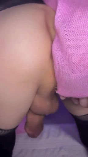 Stunning moment from &quot;Sex machine fucked a femboy with bubble butt a big black dildo&quot;