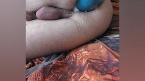 i m manually masturbating my prolapse, fisting myself.
