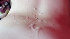 cumshot lleno de leche su espalda casero amateur argentina