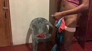 Sneaked into sister's room in neighbor's house and stole underwear
