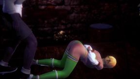 Link Femboy Part 5 destroyed by BBC facefuck Daddy rough deepthroat sissy