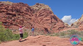 Behind the Scenes Photo Shoot - Ashley at Red Rock Canyon