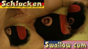 Blindfolded with Open Mouth