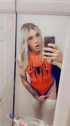 Sidermqn Cosplay Babe Spidergirl