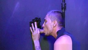 Two amateur horny studs enjoy in hot glory hole sex scene