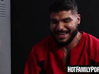 Helping stepcousin Rego Bello reach his desired climax