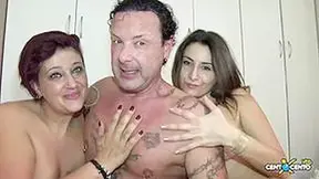 Orgy With Bbw Woman Capoccia And Her Stepsister - Alex Magni And Debby Love