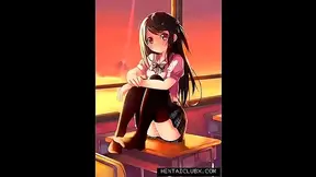 Seductive Ecchi Girls Heat Up with Busty Nude Slide Show Action