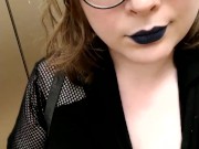 Whore Shows Off in Walmart Restroom