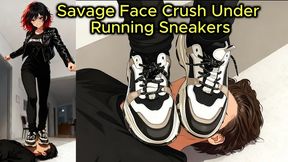 Sneaker Face Crush - Nataly Grinds Dirty Sneakers Into Your Face at Home