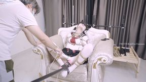 chinese frogtie bondage girl got vibed