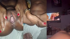 sextape baise hard de mon reveillon anal et squirt a gogo