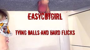 Kinky Bitch Ties Up His Nuts, Flicks em Hard, Loves Every Fucking Minute AnnyCandy Painboy