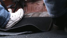 Pedal Pumping In White Sneakers No Bra Part 2_HQ