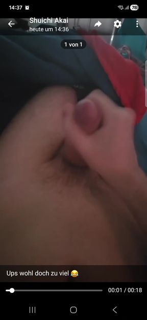 Quick. Cumshot