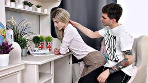 She Is Nerdy - Monroe Fox - Teens Study and Fuck