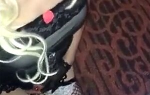 Sissy Breanne's first blowjob and BBC