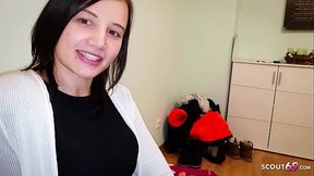 Ficken beim ersten Treffen - Deutsches Teen nach der Uni abgeschleppt