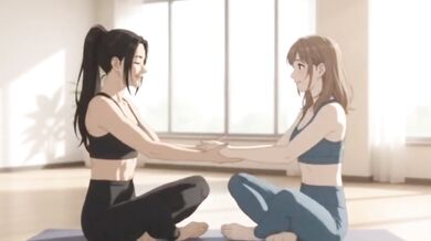 Naked Yoga Class Teacher Wet Lesbian Futanari Sex
