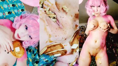Amateur Verified Female Stuffing Food Pancakes In Wet Hungry Pussy Fetish Exclusive