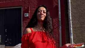 GERMAN SCOUT - ROUGH ANAL SEX STREET CASTING FOR SLIM LONG LABIA MILF MORGAN