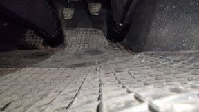 Sarah's Car Barely Starts inside a Parking Garage - Floor View